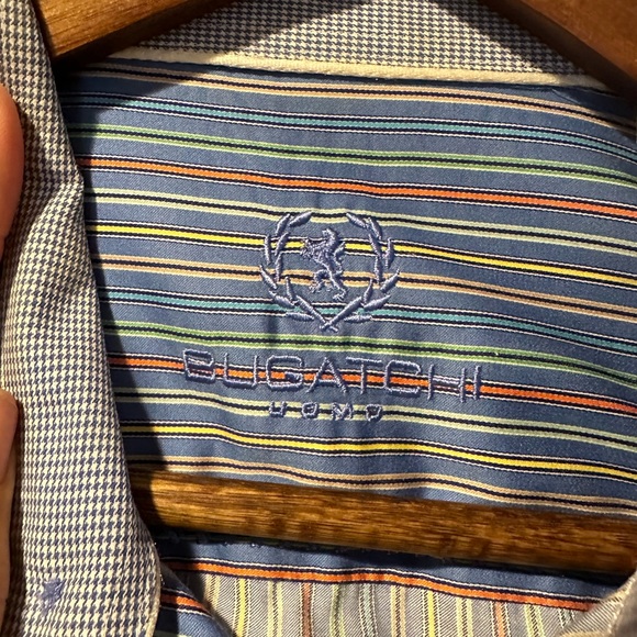 BUGATCHI DRESS SHIRT , 16.5 neck (#15) - Picture 5 of 7